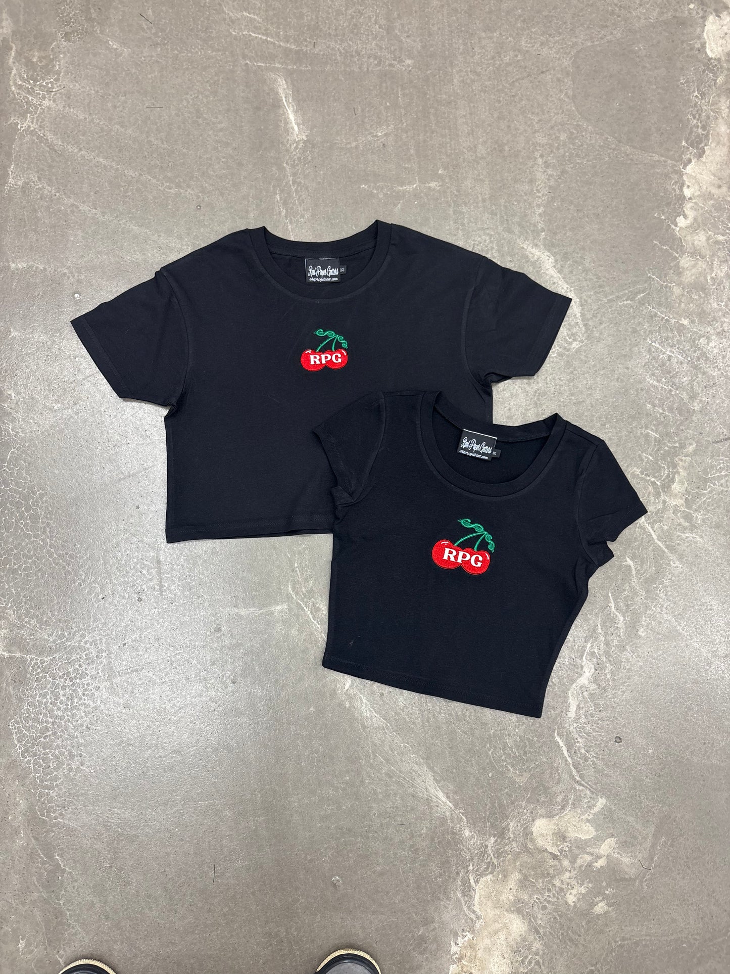 CHERRY BOXY CROP TOP