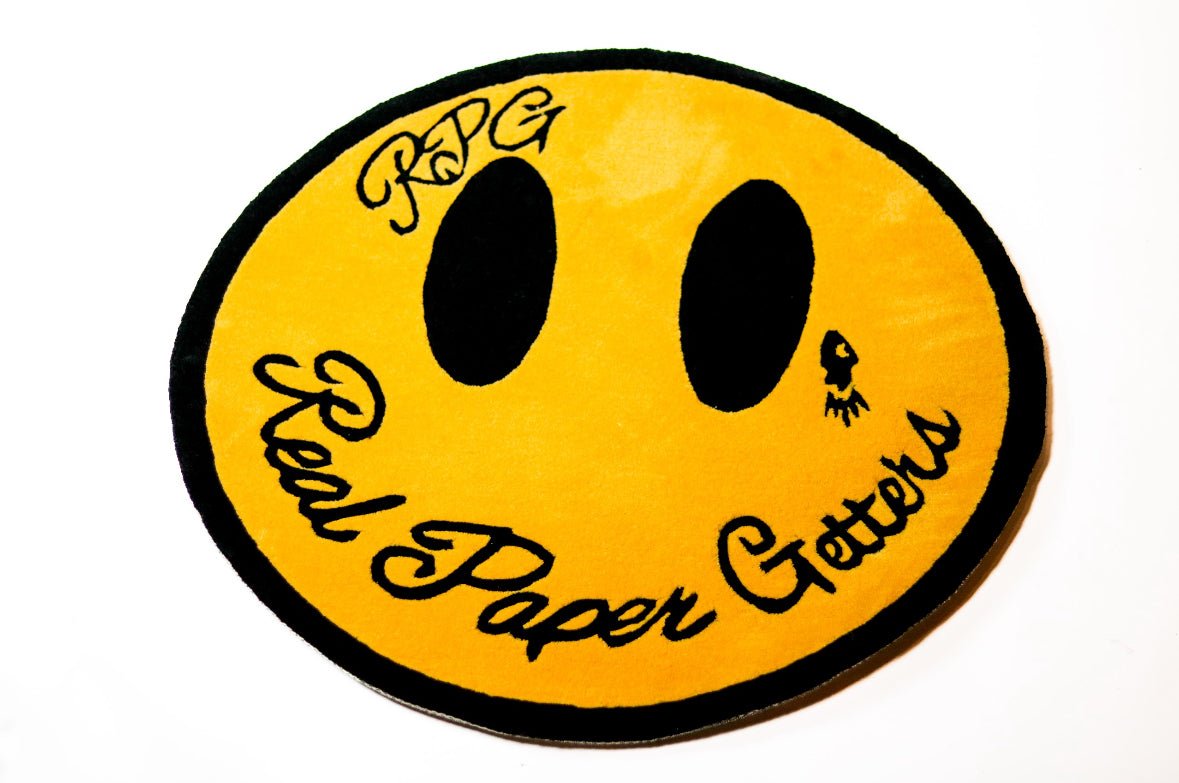 Smiley Rug - Yellow